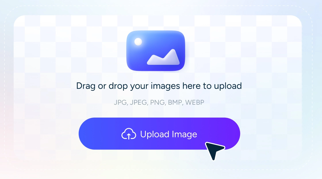 AI EaseのAI写真アニメ化ツールに画像をアップロードする